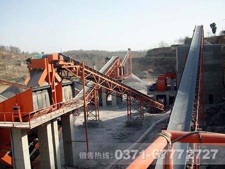 青石破碎生產(chǎn)線，全流程