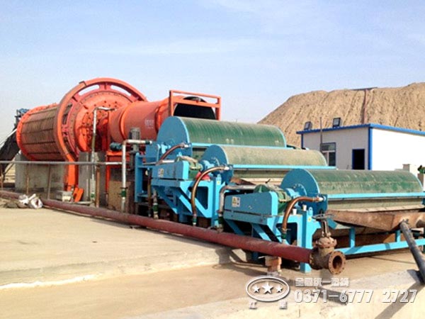 磁選生產(chǎn)線——磁選法、磁選設(shè)備、磁選工藝流程