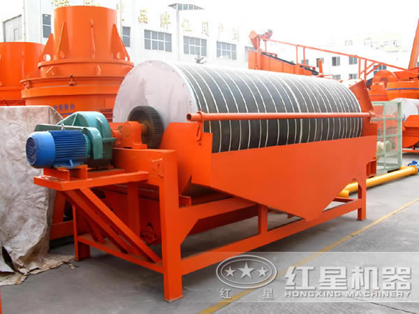 滾筒磁選機側(cè)面圖