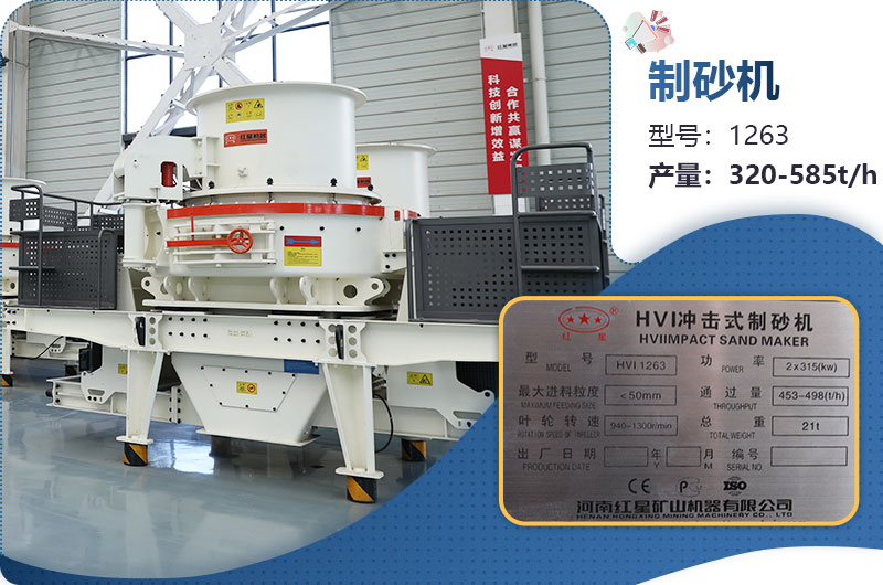 1263制砂機(jī)時產(chǎn)多少噸？價格多少？