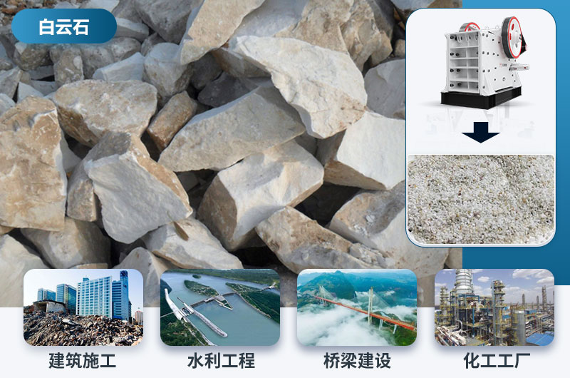 白云石破碎后應(yīng)用領(lǐng)域 白云石破碎后應(yīng)用領(lǐng)域