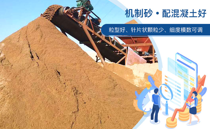 機(jī)制砂和河沙哪個(gè)配混凝土好？成套制砂設(shè)備多少錢(qián)？