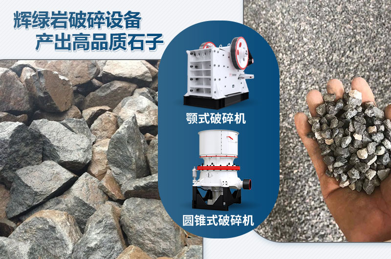 輝綠巖破碎可用的破碎機(jī)有哪些？價格多少？