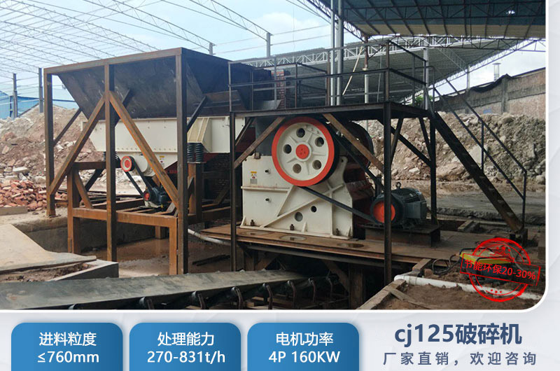 cj125破碎機(jī)是多大？參數(shù)及價格