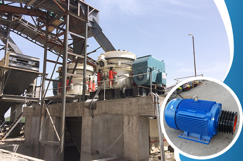 圓錐破碎機(jī)工作現(xiàn)場圖