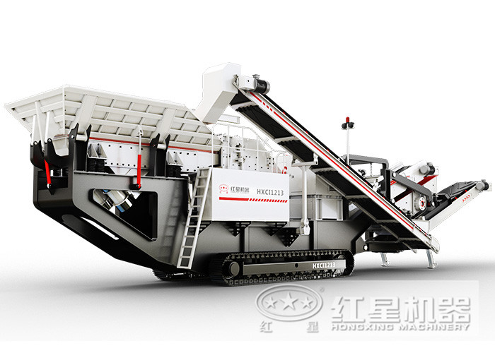 履帶式移動(dòng)破碎機(jī)——履帶液壓驅(qū)動(dòng)，一體化作業(yè)效率更高