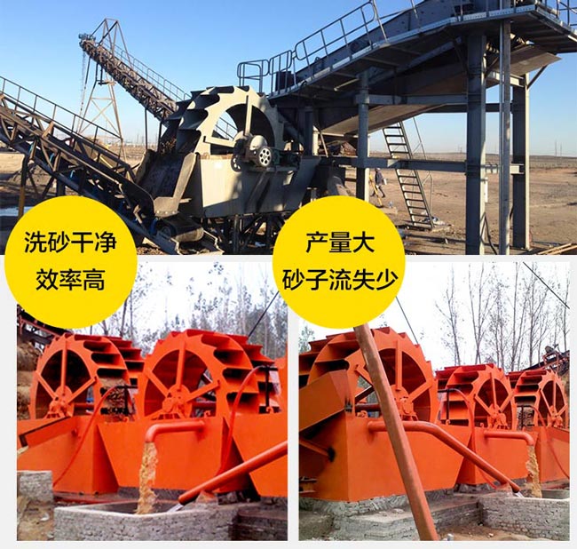 輪斗式洗砂機(jī)客戶現(xiàn)場