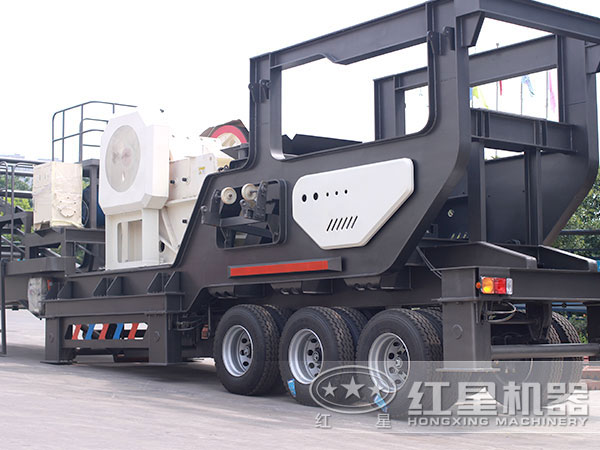 自行式石子破碎機，車載移動就是方便