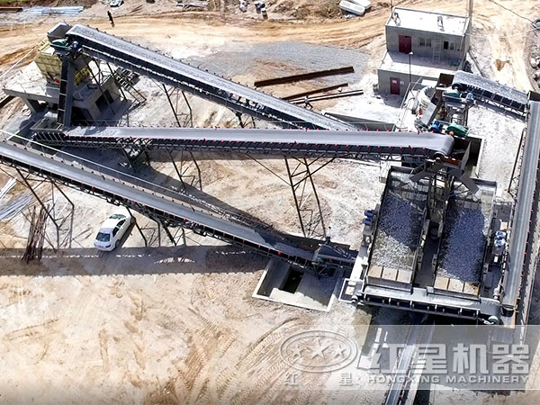 山西太原環(huán)保青石生產現(xiàn)場