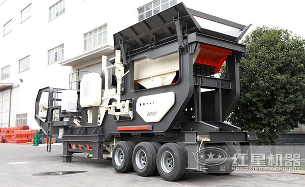 正火的移動破碎石子機(jī)