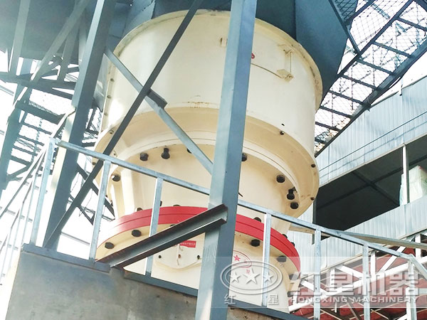 與圓錐破相較，再高硬度的石料也完敗