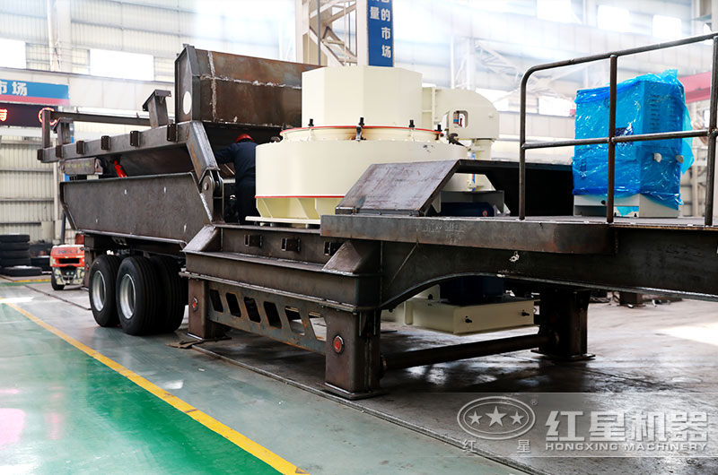 河南紅星移動(dòng)磨砂機(jī)生產(chǎn)車間