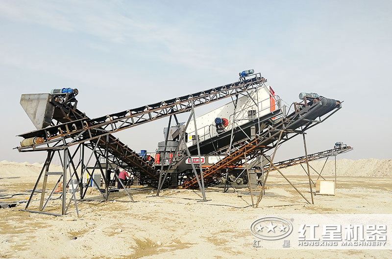 鋼筋混凝土破碎用什么機器？建筑垃圾移動破碎站剛剛好