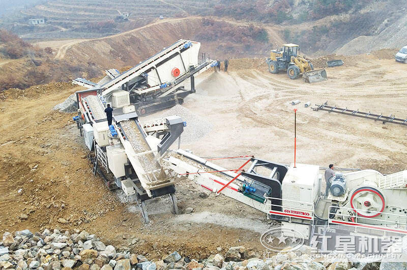移動(dòng)履帶一體式石子破碎機(jī)類別、價(jià)格及現(xiàn)場圖片