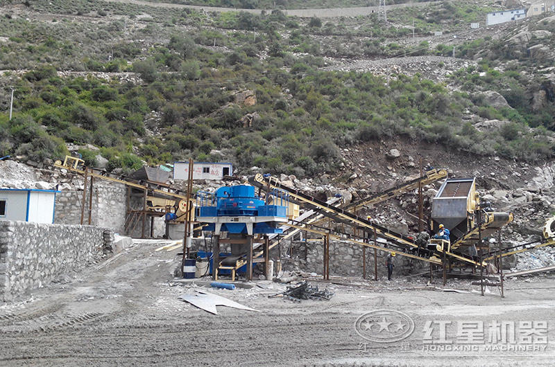 石灰石制砂生產(chǎn)線(xiàn)客戶(hù)現(xiàn)場(chǎng)