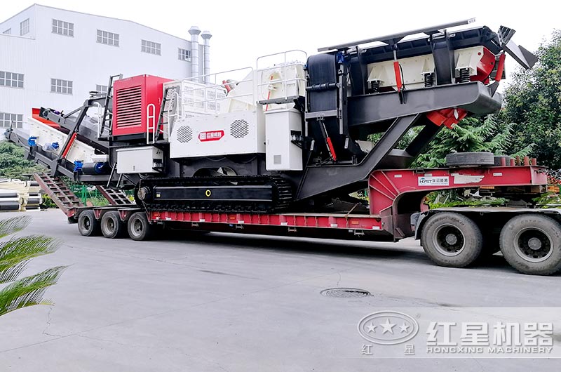 微型隱蔽式移動(dòng)石子破碎機(jī)，您就偷樂著賺錢吧！