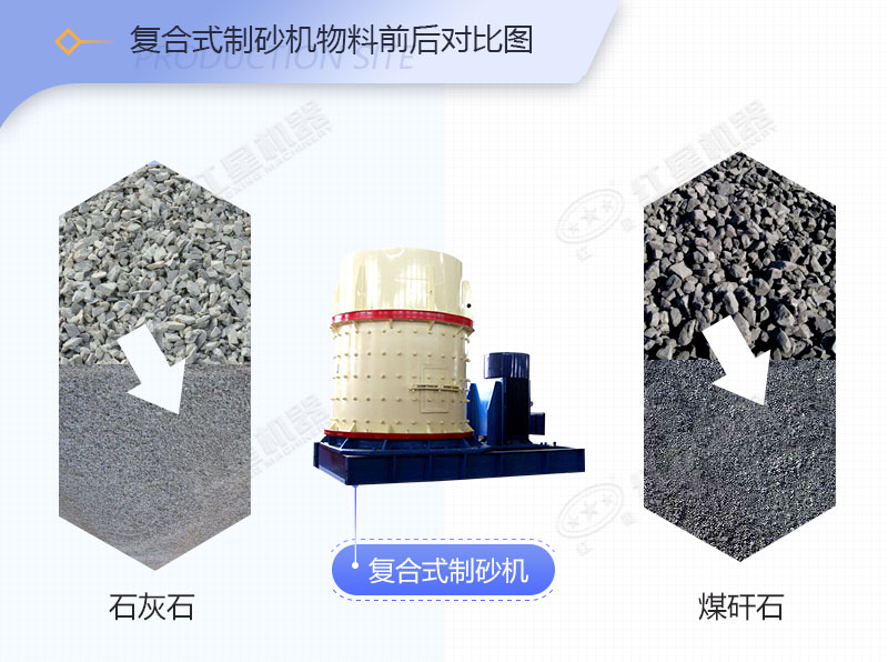 小型復合制砂機生產(chǎn)的沙子怎么樣？邀您來現(xiàn)場一睹為快