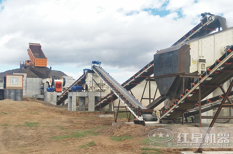 生產(chǎn)制備05、13石灰石子現(xiàn)場