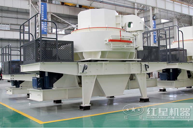 河卵石制砂機(jī)側(cè)面圖