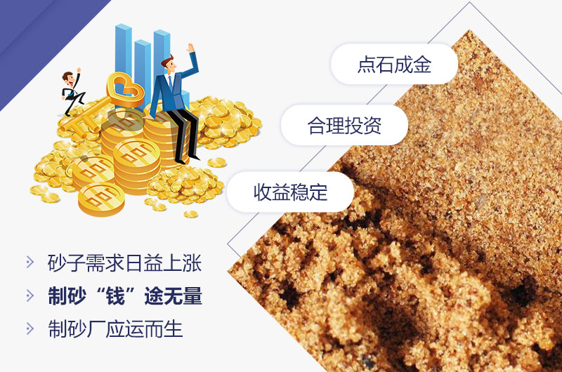 石頭制砂低投資，高收益