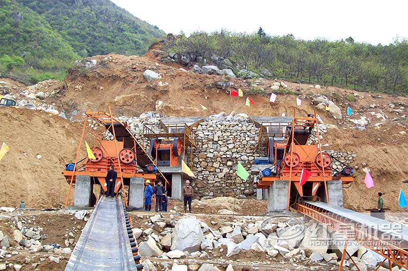 廢棄混凝土再生石子線多少錢一套？鋪路石子一立方價(jià)格多少？